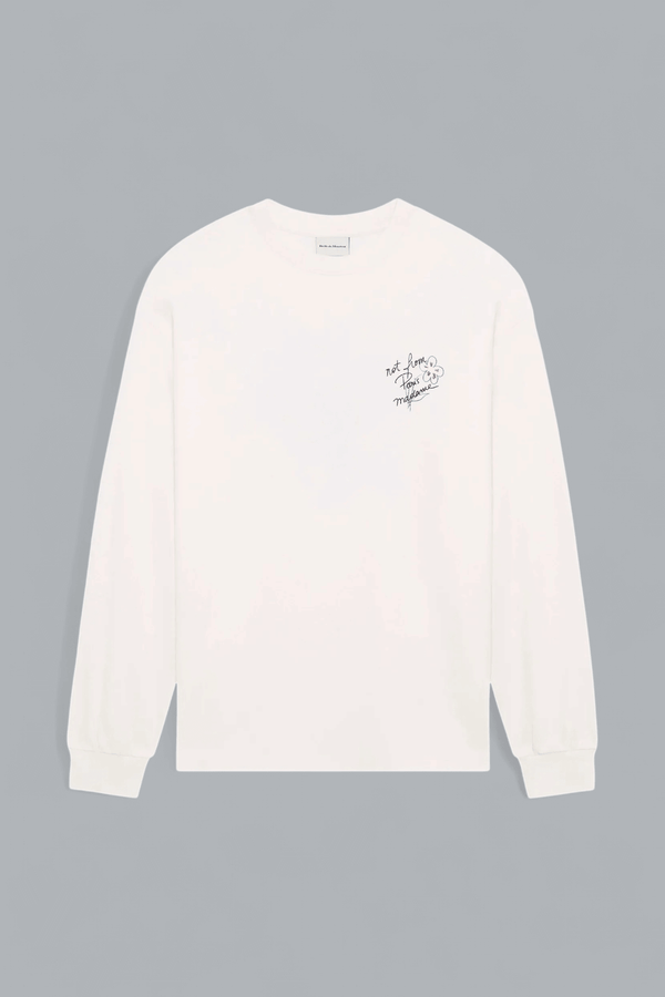 ESQUISSE SLOGAN LONG SLEEVE T-SHIRT
