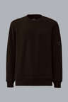DIAGONAL RAISED FLEECE CREWNECK LENS SWEATSHIRT BLACK