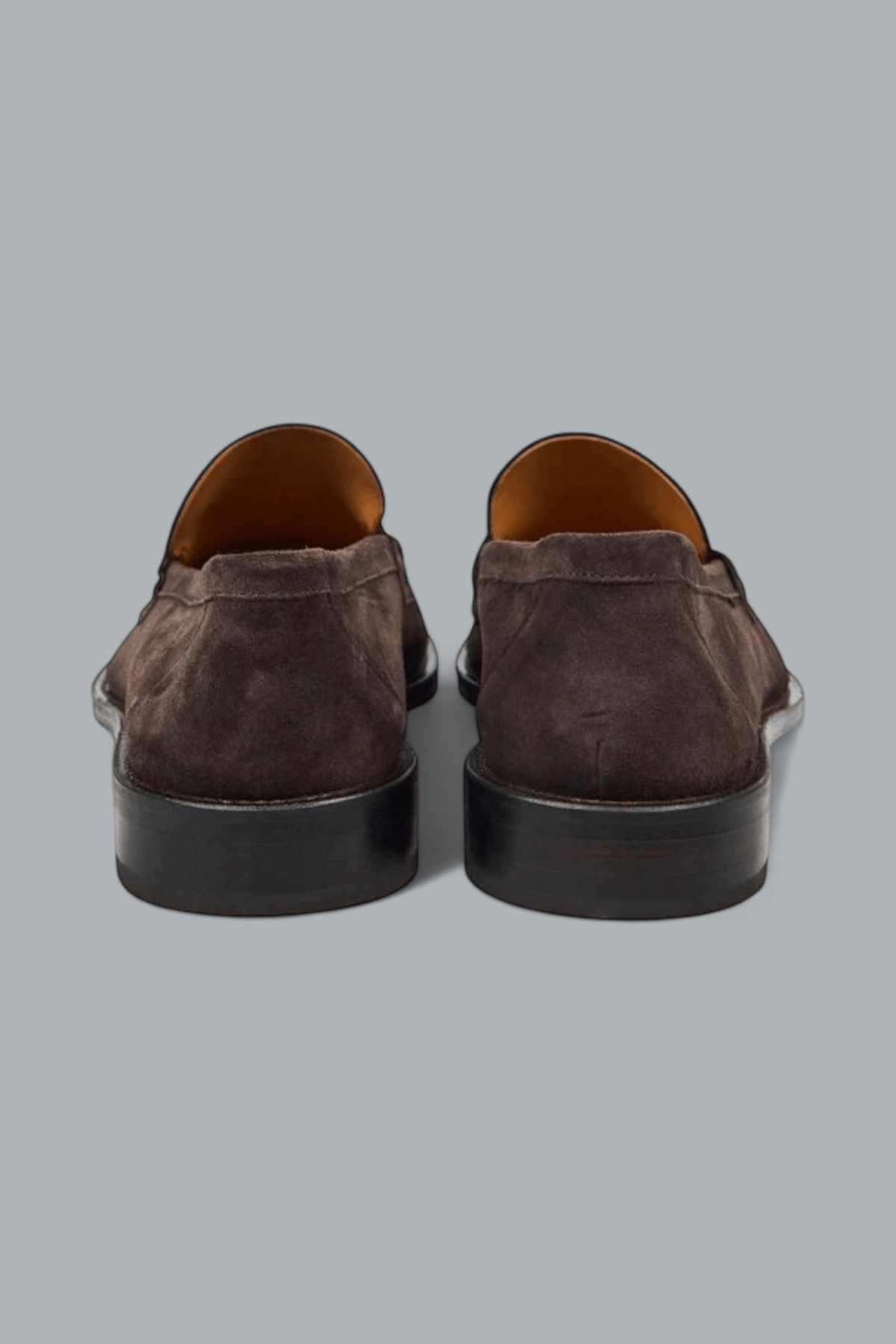 College Penny Loafer  Suede DARK BROWN