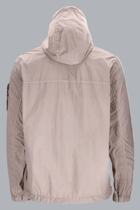 NYLON SMERIGLIATO-TC SHORT PARKA DESERT SAND