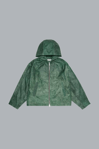 CB HOODED LEATHER JACKET