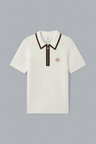 Poloshirt mit Waffelstruktur