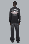 AMIRI EAGLE FLAMES LS TEE BLACK