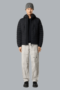 SEAMLESS TUNNEL NYLON DOWN-TC JACKET BLACK