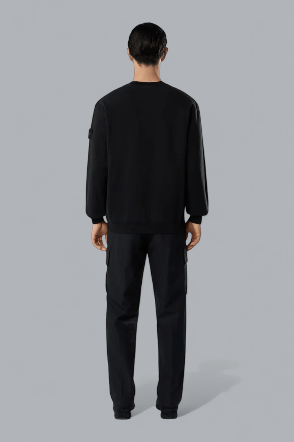 ORGANIC COTTON STRETCH FLEECE GHOST SWEATER
