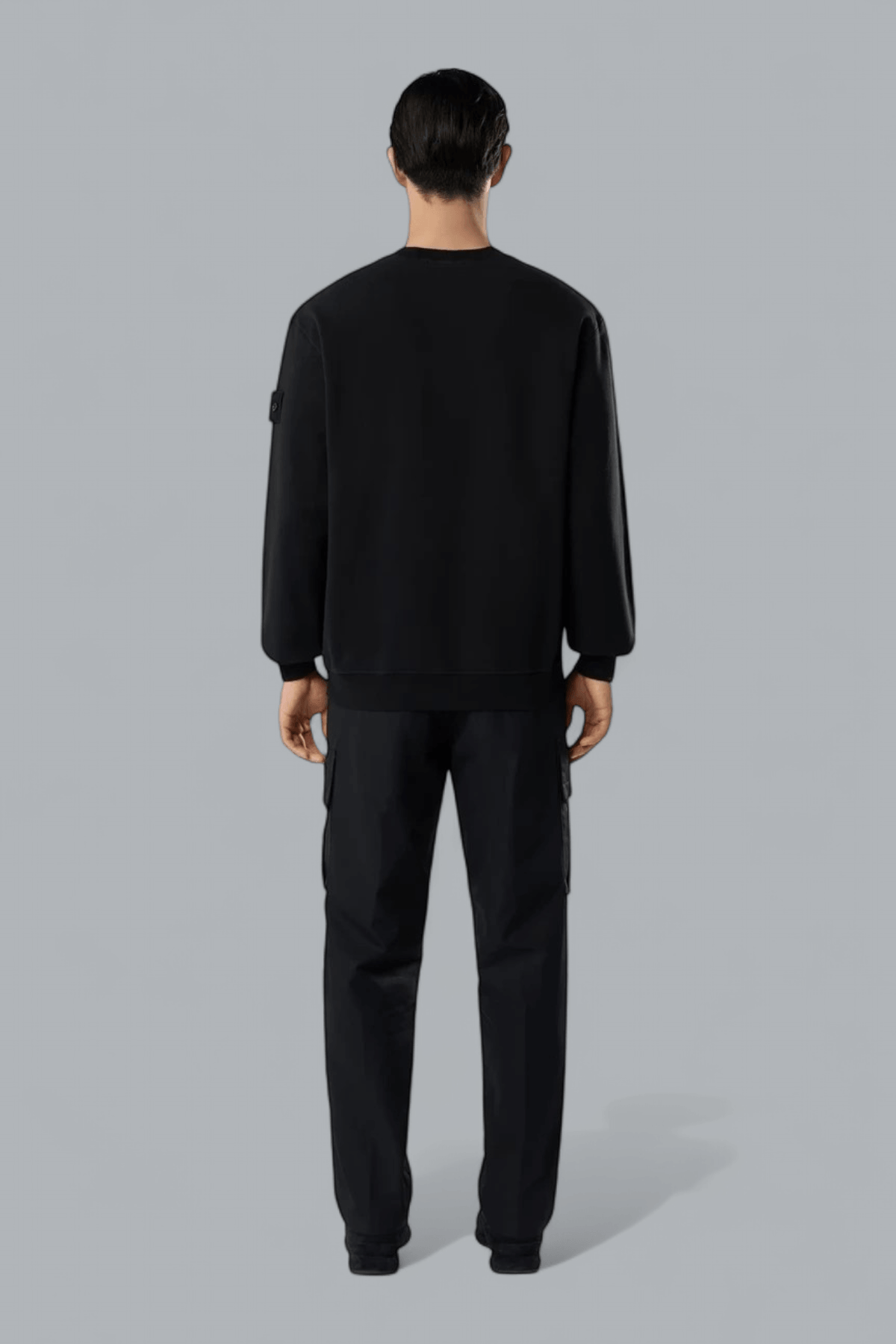 ORGANIC COTTON STRETCH FLEECE GHOST SWEATER