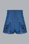 ASTER EMBROIDERED DENIM SHORTS