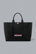 PEBBLE GRAIN LEATHER MEDIUM TOOL TOTE BAG