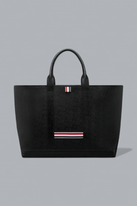 PEBBLE GRAIN LEATHER MEDIUM TOOL TOTE BAG
