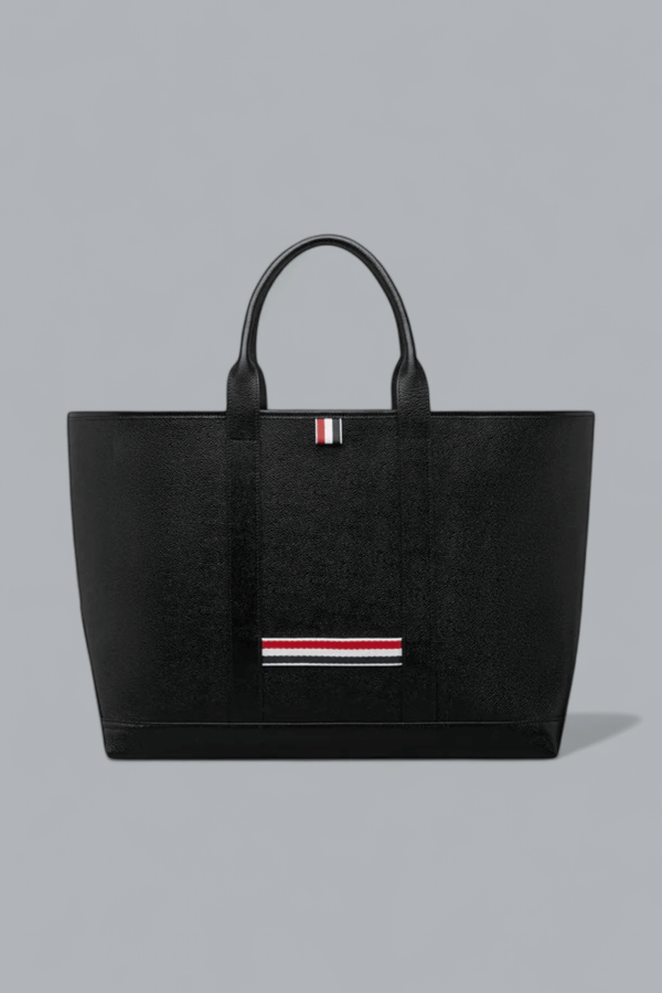 PEBBLE GRAIN LEATHER MEDIUM TOOL TOTE BAG