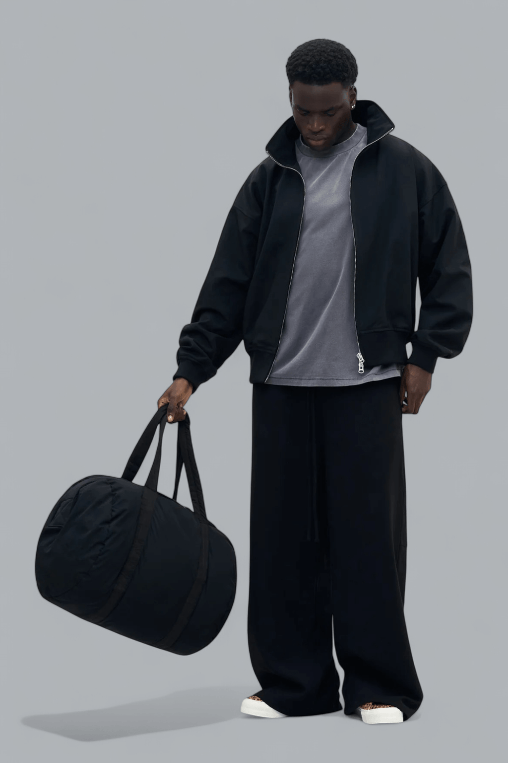 COLLARED BOMBER JACKET