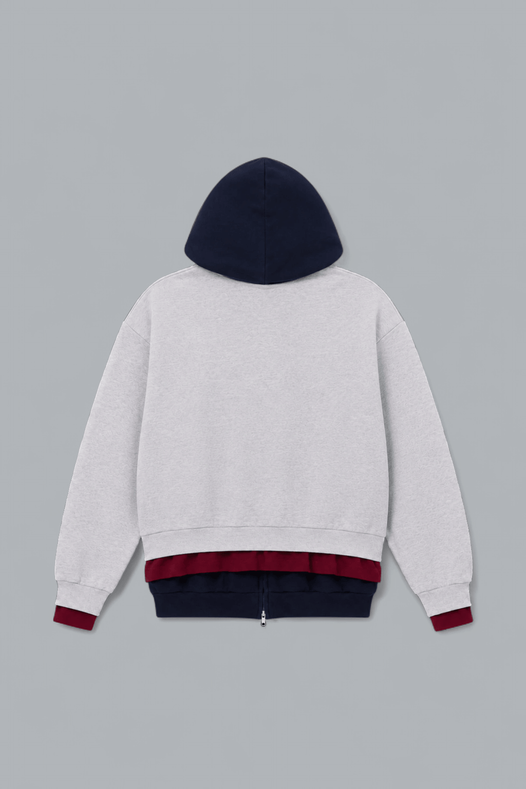 FRAYED SCRIPT LAYERED CREWNECK