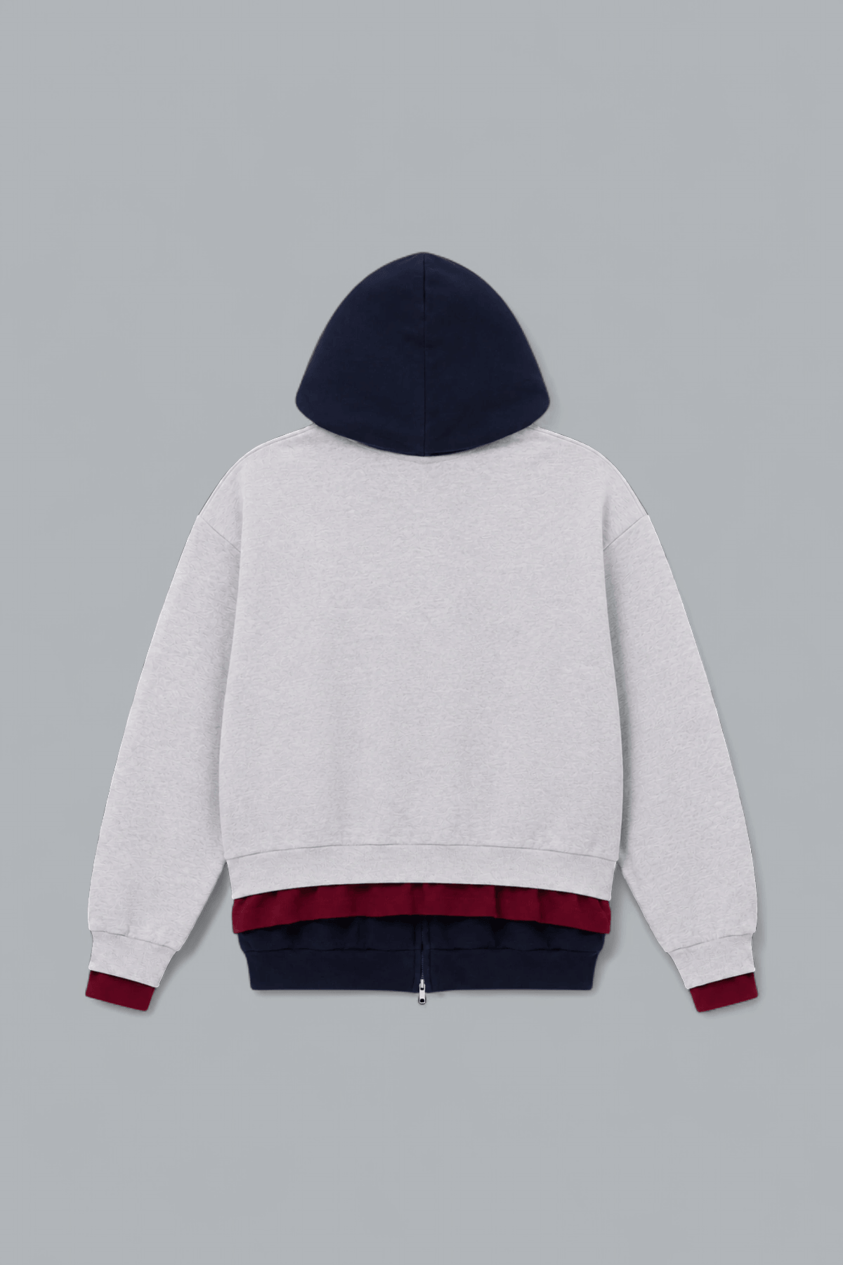 FRAYED SCRIPT LAYERED CREWNECK