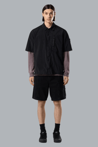 NYLON METAL IN ECONYL GEREGENEREERDE NYLON OVERHEMDEN ZWART