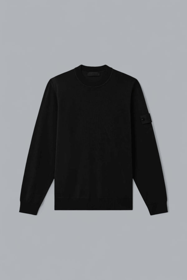 LIGHT PURE RWS WOOL GHOST CREWNECK