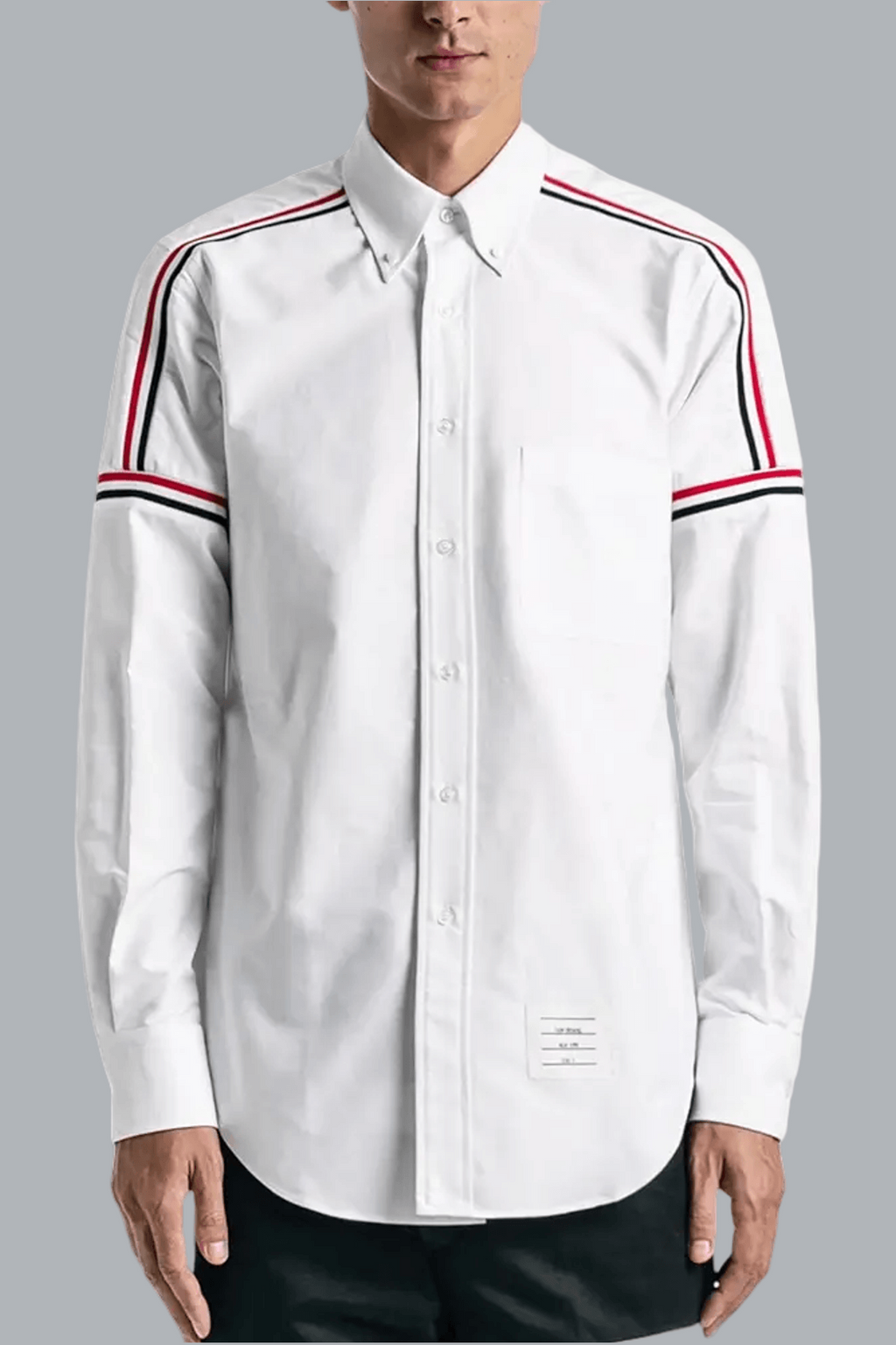 ELASTIC RWB CLASSIC FIT OXFORD COTTON SHIRT