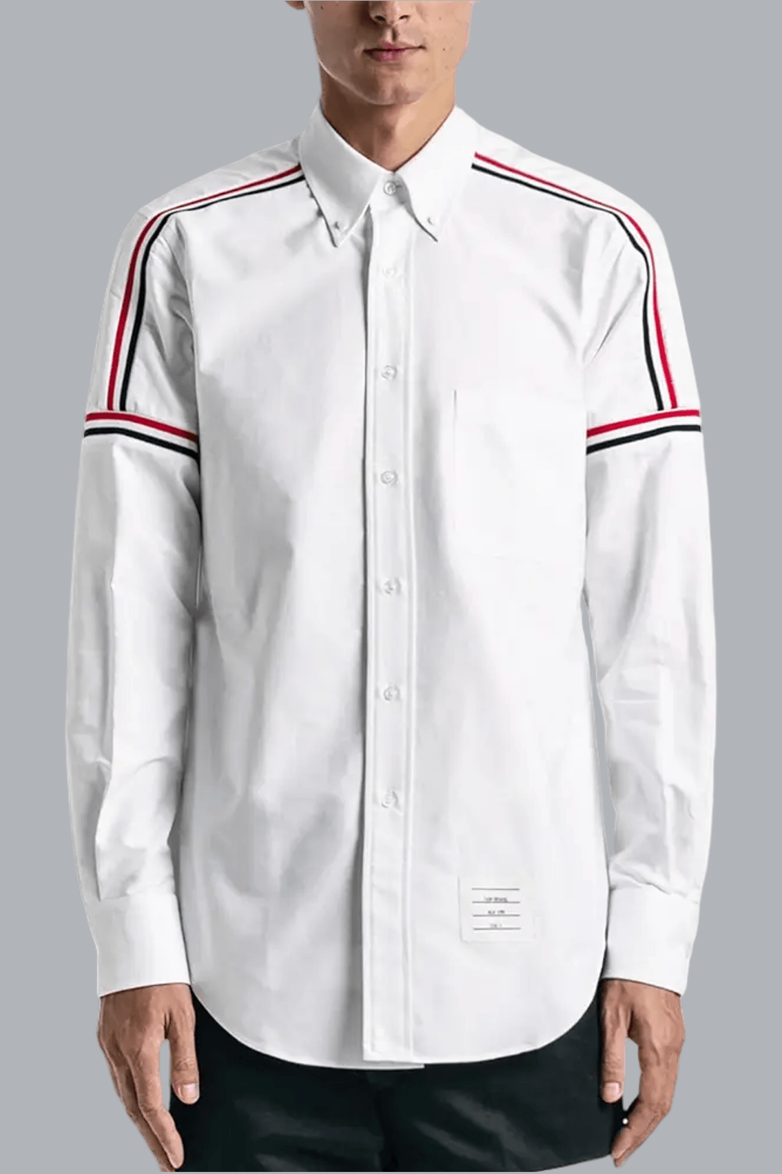ELASTIC RWB CLASSIC FIT OXFORD COTTON SHIRT