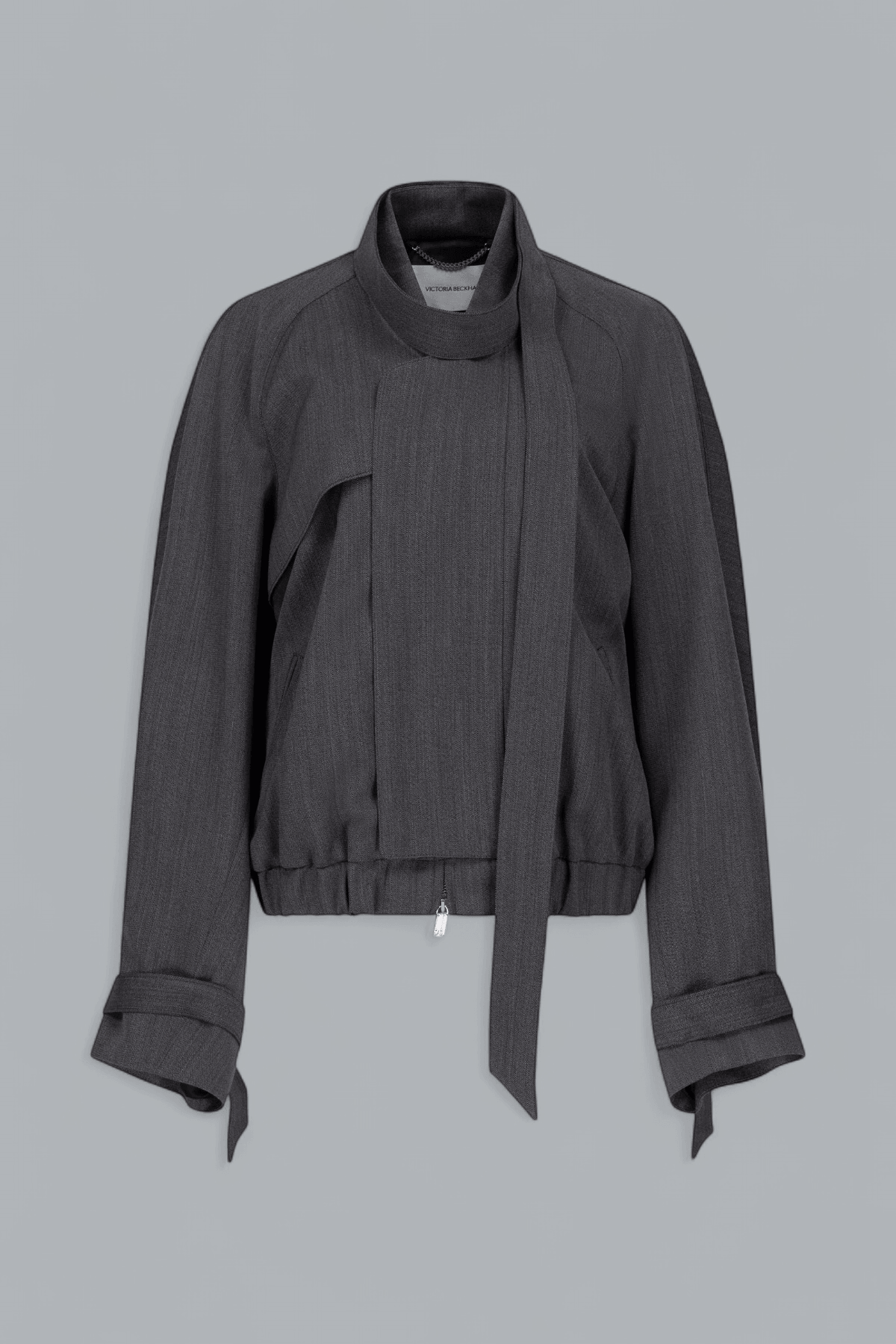 SCARF BOMBER JACKET