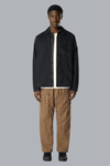 ORGANIC COTTON STRETCH BROKEN TWILL SHIRTS BLACK