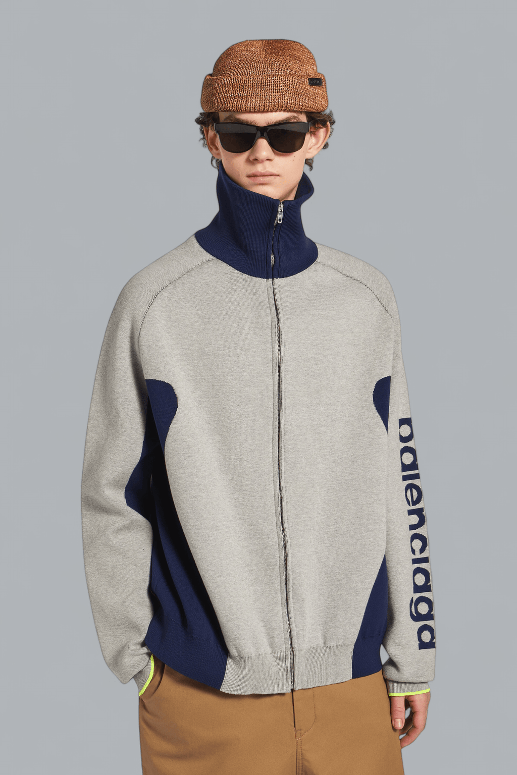 BODIES KNIT ZIP-UP CARDIGAN