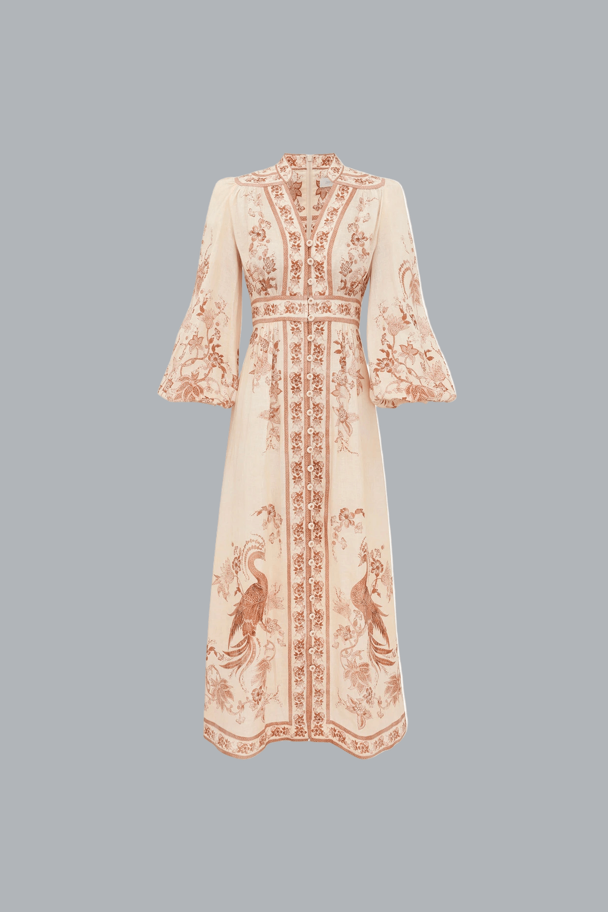 INDRA PLUNGE MIDI DRESS