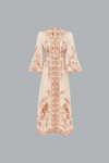 INDRA PLUNGE MIDI DRESS