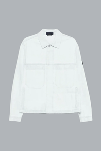 BLAUWE EXTRA BLEEKDE DENIM JAS LICHTBLAUW