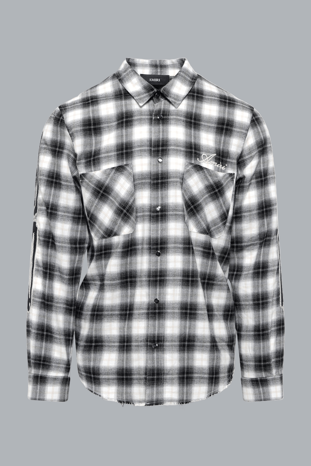 BONES FLANNEL OVERSHIRT BLACK