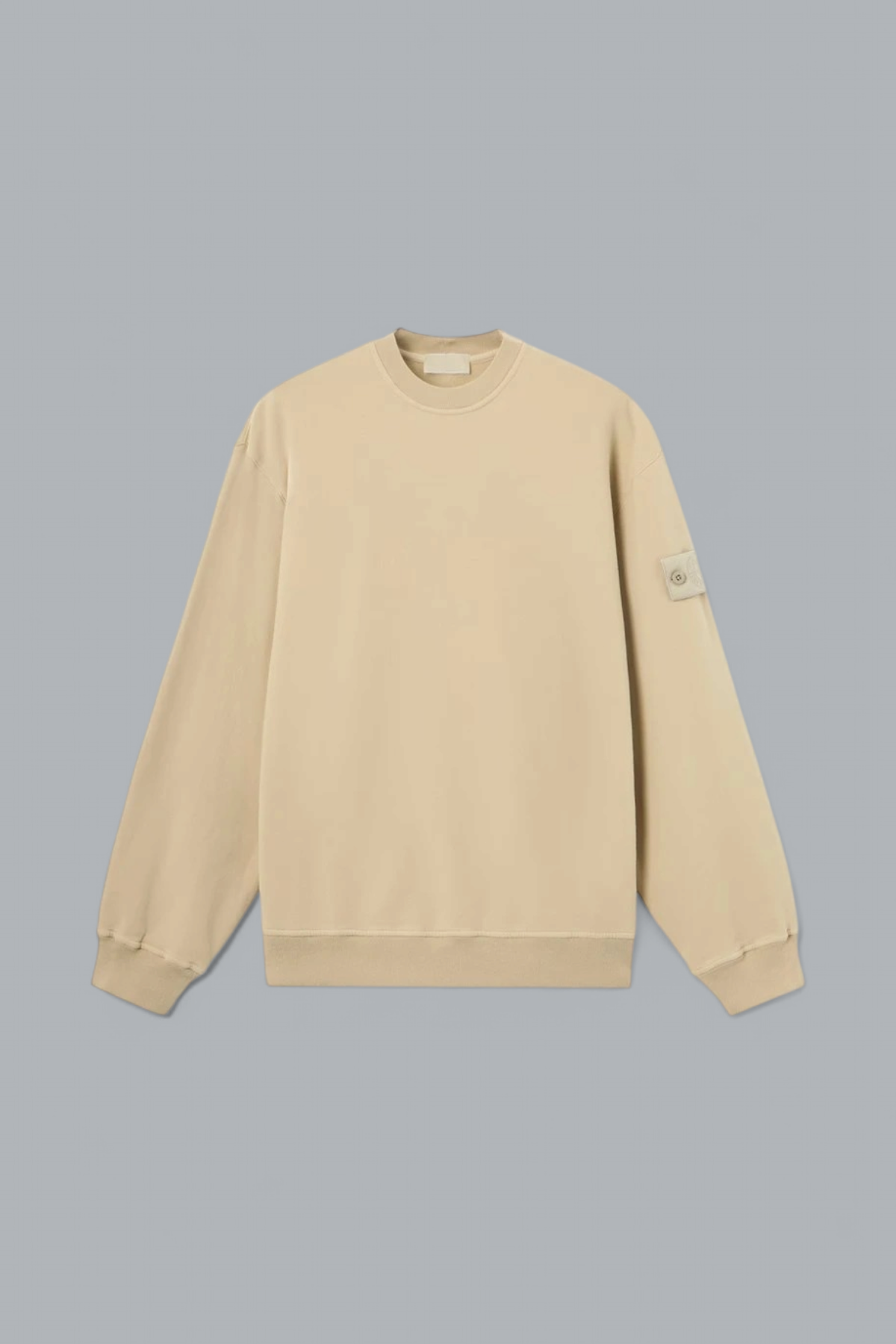 ORGANIC COTTON STRETCH FLEECE GHOST SWEATER