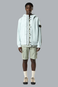 LIGHT SOFT SHELL-R e.dye TECHNOLOGY SHORT PARKA SKY BLUE