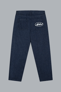 Circle Logo Pocket Pants Raw Denim