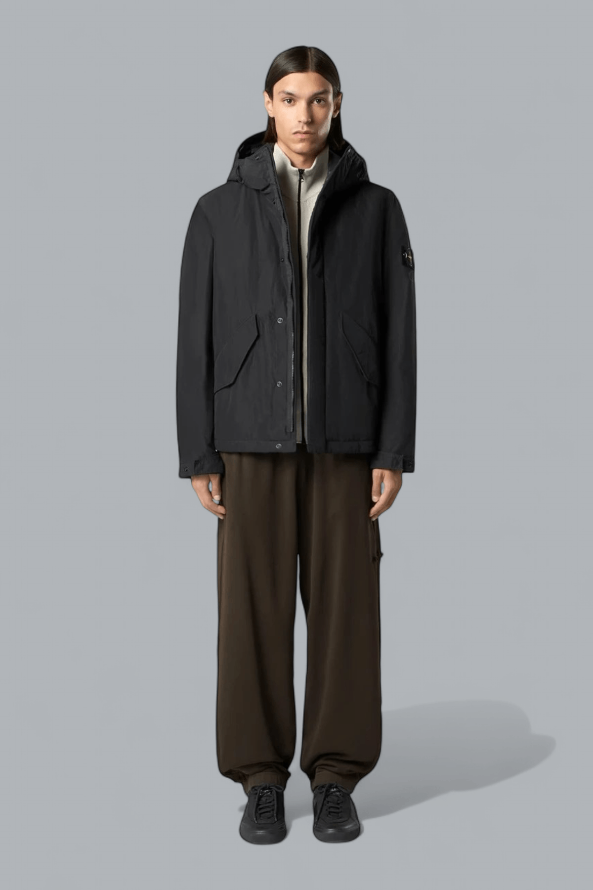 MICRO TWILL SHORT PARKA