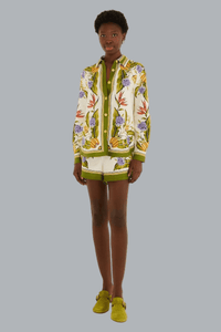 TROPICAL SCARF SAND SHIRT