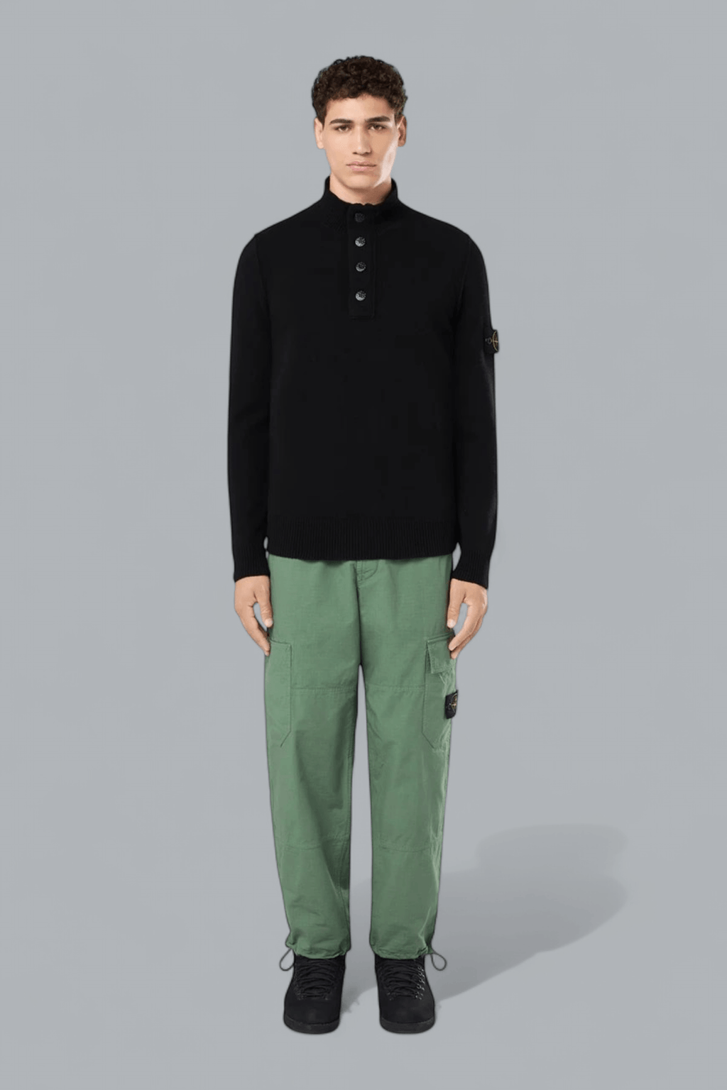 LAMBSWOOL HALF-ZIP JUMPER