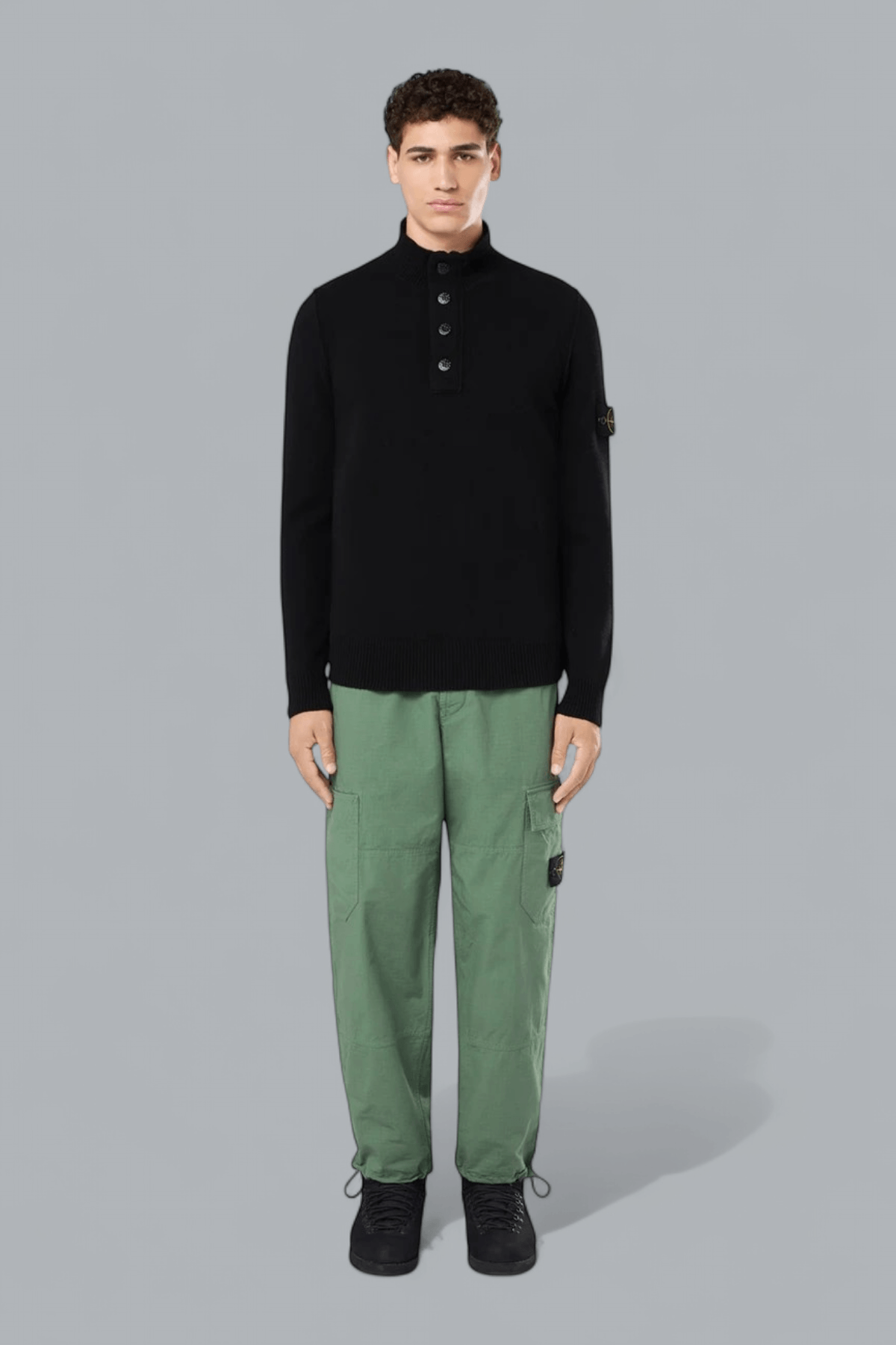 LAMBSWOOL HALF-ZIP JUMPER