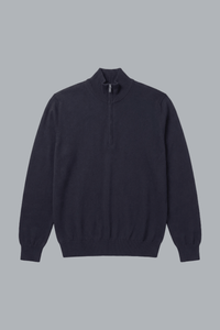 Zip Up Mock Neck