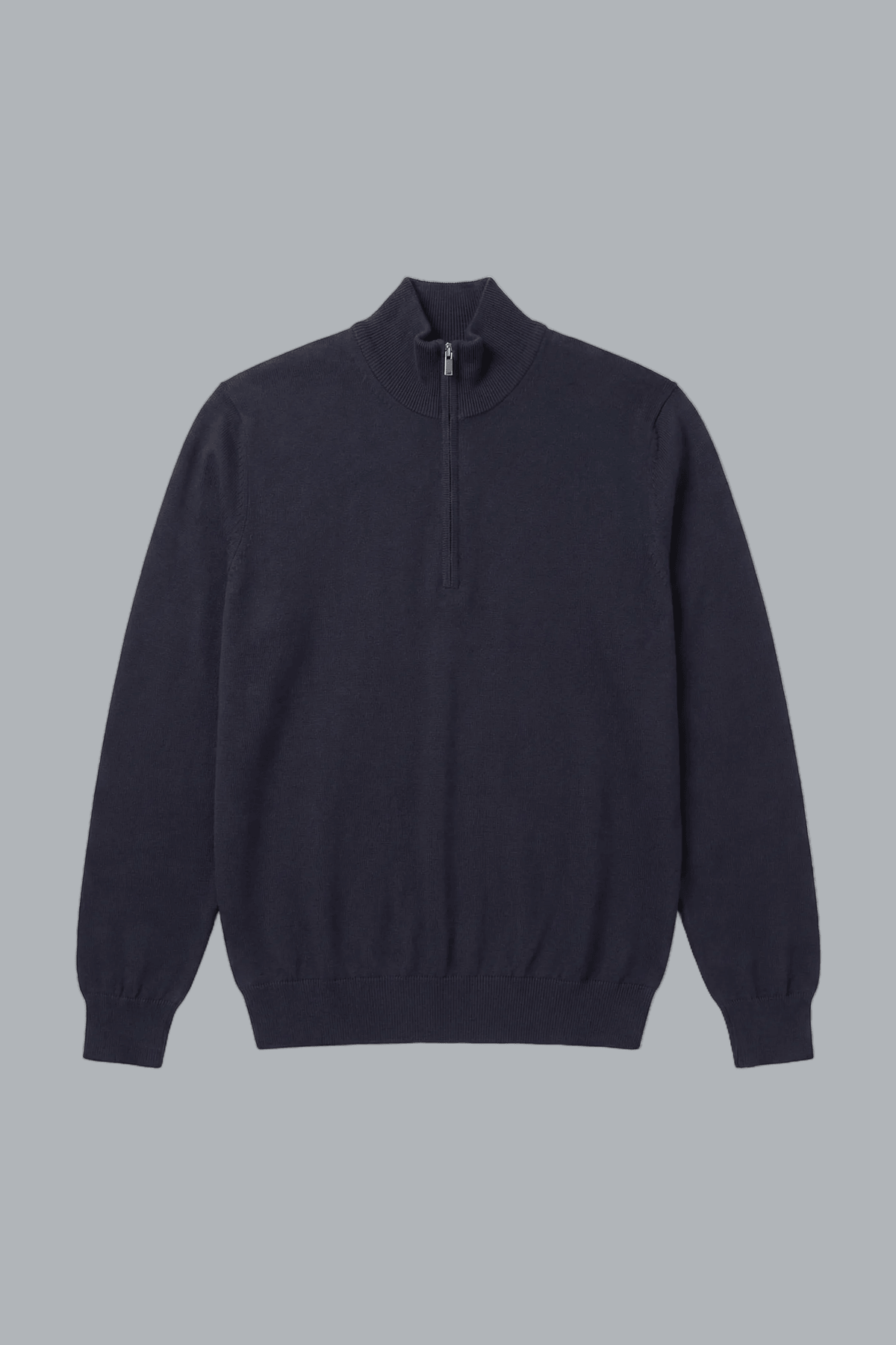 Zip Up Mock Neck
