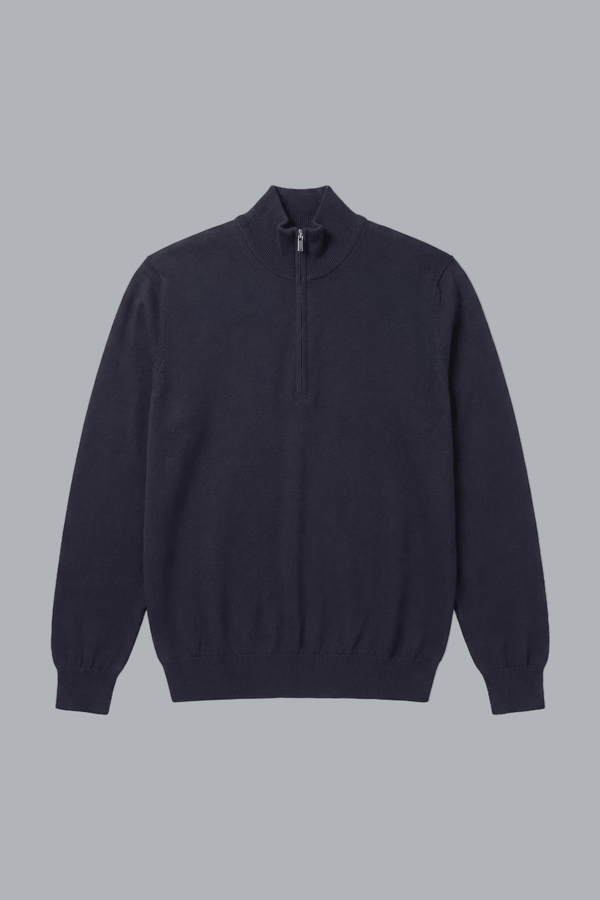 Zip Up Mock Neck