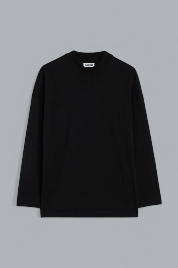 MOCK NECK LONG SLEEVE T-SHIRT