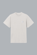 SI GHOST ORGANIC COTTON JERSEY CREPE T-SHIRT DUST