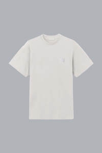SI GHOST ORGANIC COTTON JERSEY CREPE T-SHIRT DUST