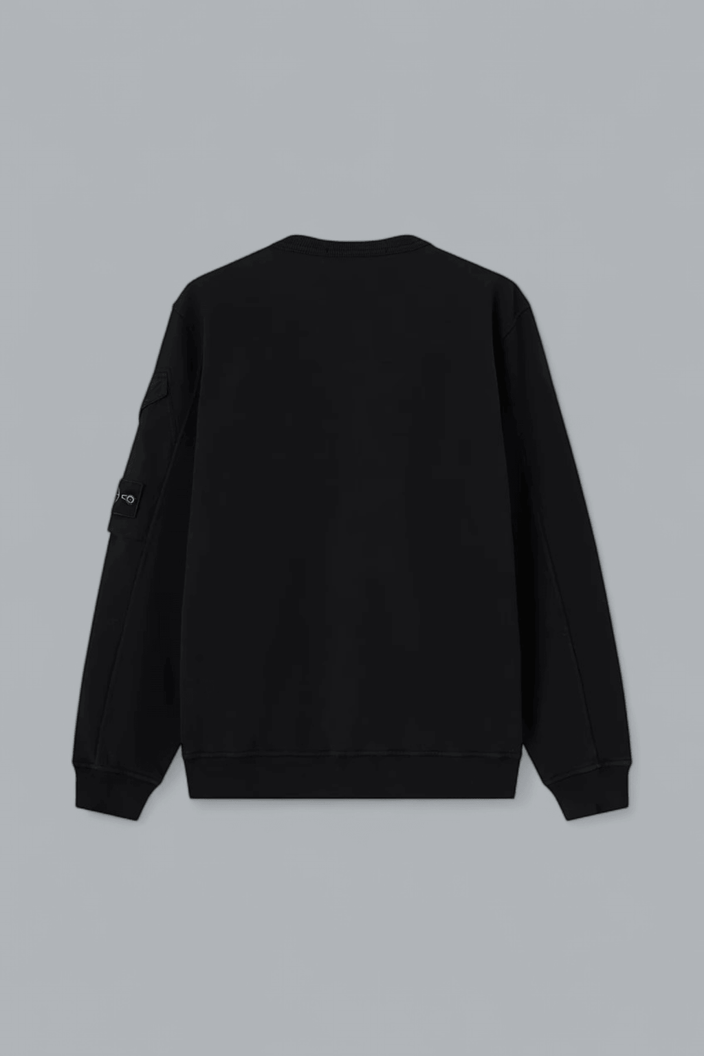 BRUSHED ORGANIC COTTON FLEECE SWEATER