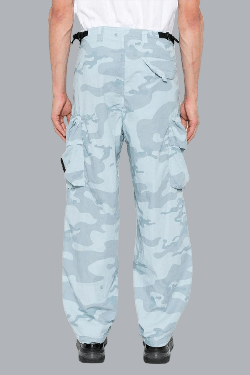 FADED CAMO RIPSTOP-TC TROUSERS POWDER BLUE