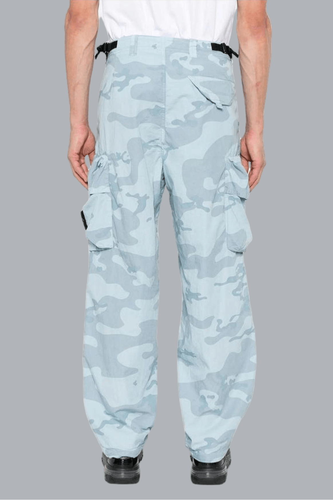 FADED CAMO RIPSTOP-TC TROUSERS POWDER BLUE