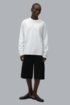Back Circle Logo Longsleeve White