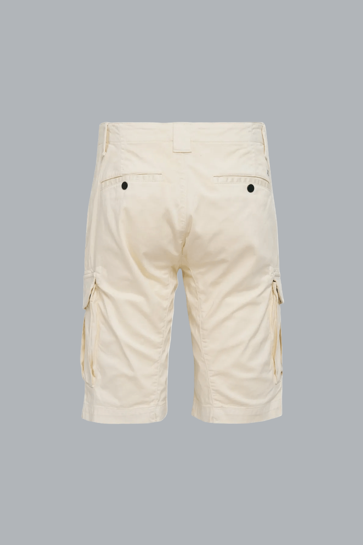 STRETCH SATEEN CARGO LENS SHORTS