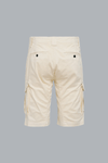 Stretch satijnen cargo shorts