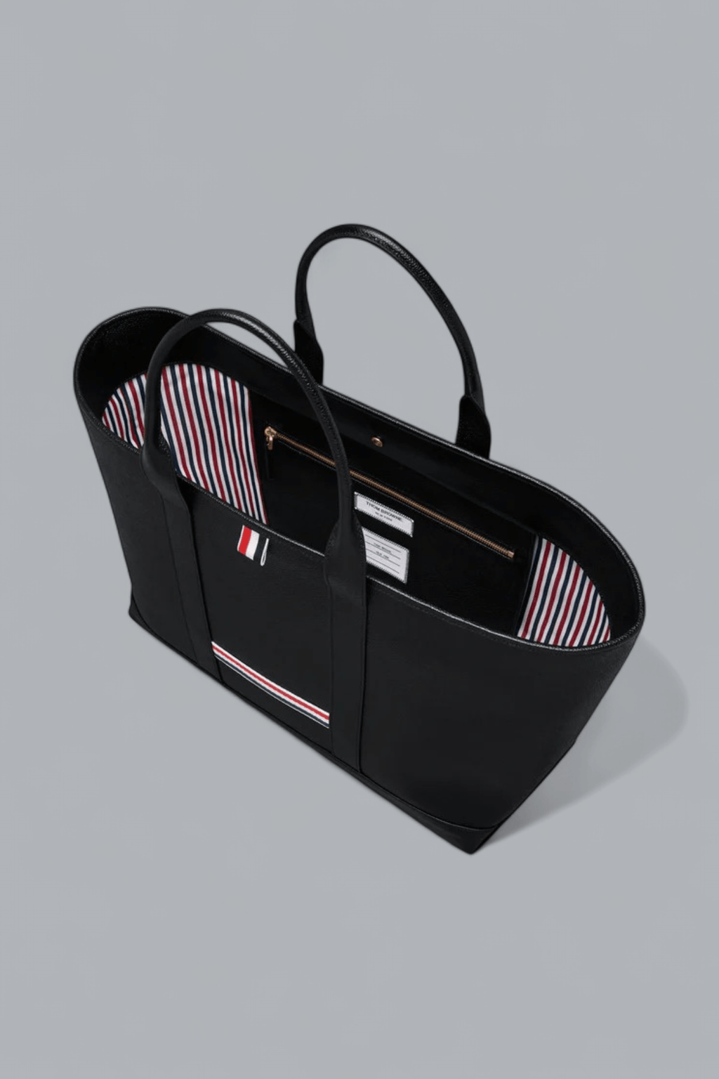 PEBBLE GRAIN LEATHER MEDIUM TOOL TOTE BAG