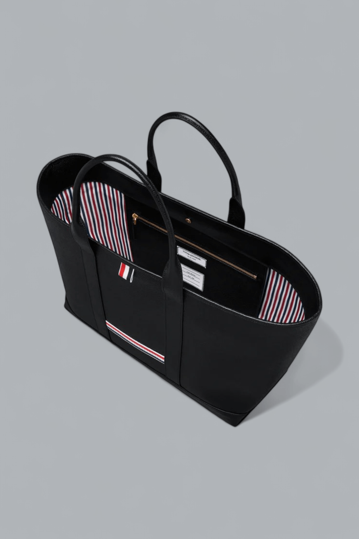 PEBBLE GRAIN LEATHER MEDIUM TOOL TOTE BAG