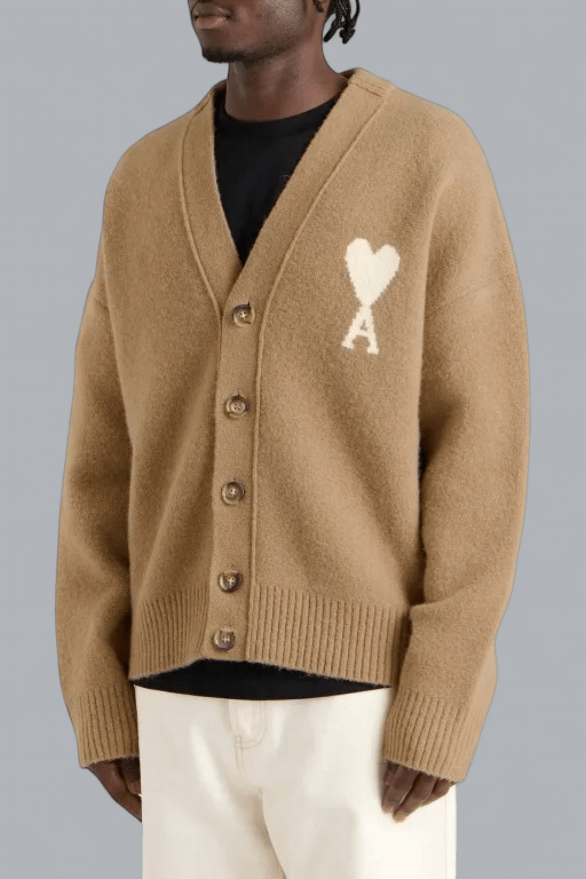 ALPACA KNIT AMI DE COEUR POLO SHIRT